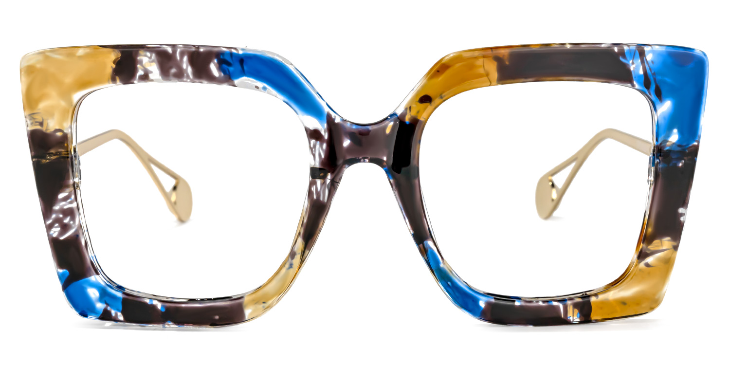 Madam Kingpin Floral Floral eyeglass frame